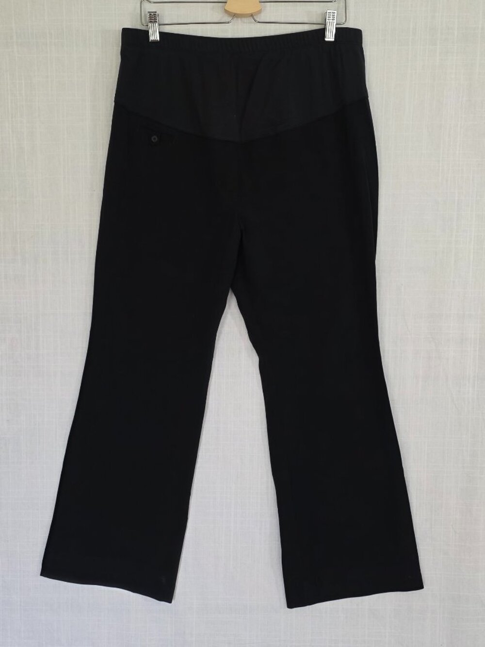 Liz Lange Maternity Black Bootcut Work Pants Size 12